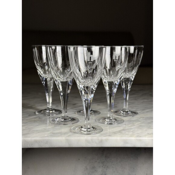 Set Of 8 Kagami Crystal Porto Wine Glass Made in Japan Royal Line Clear 5-6" - Picture 1 of 9